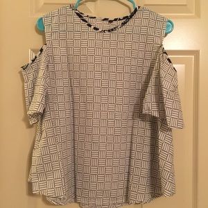 Batik cold shoulder top from Bali